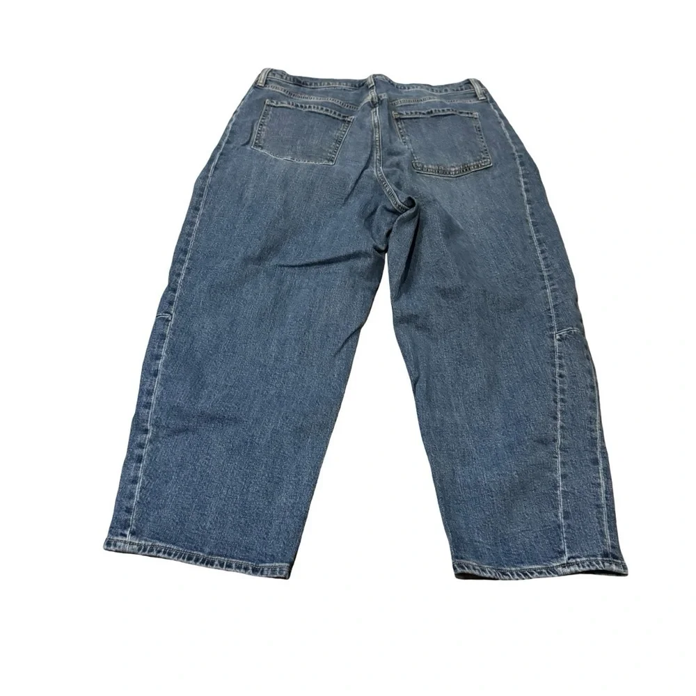 Old Navy Barrel Blue Denim Jeans 16 Worn twice